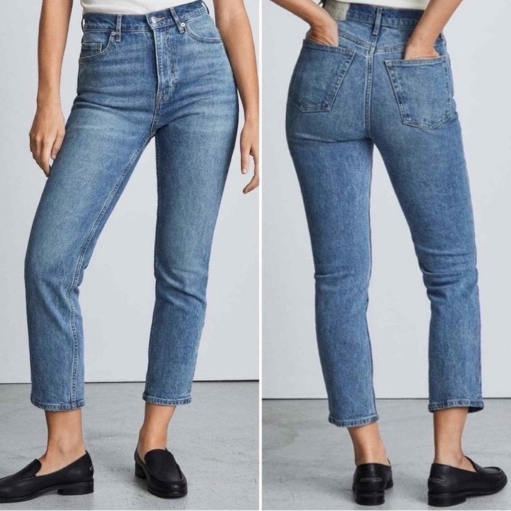 Everlane the original cheeky crop jeans size 25